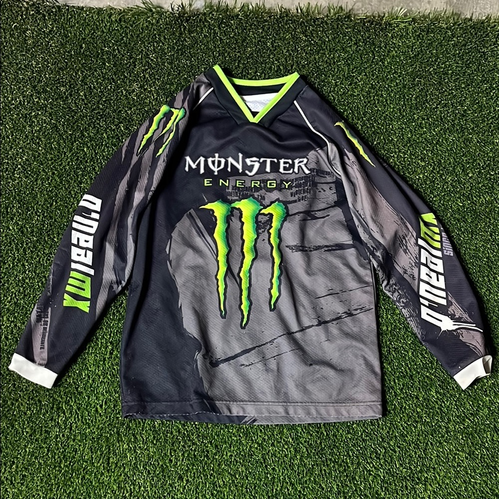 Monster Energy Black and Green Jersey